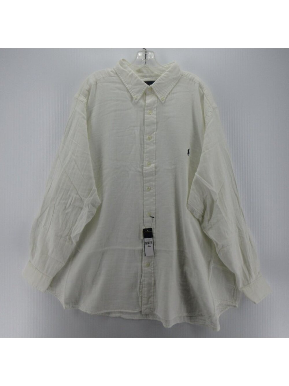 Ralph Lauren Shirt 3XB Big Button Down Classic Minimalist Woven Pony